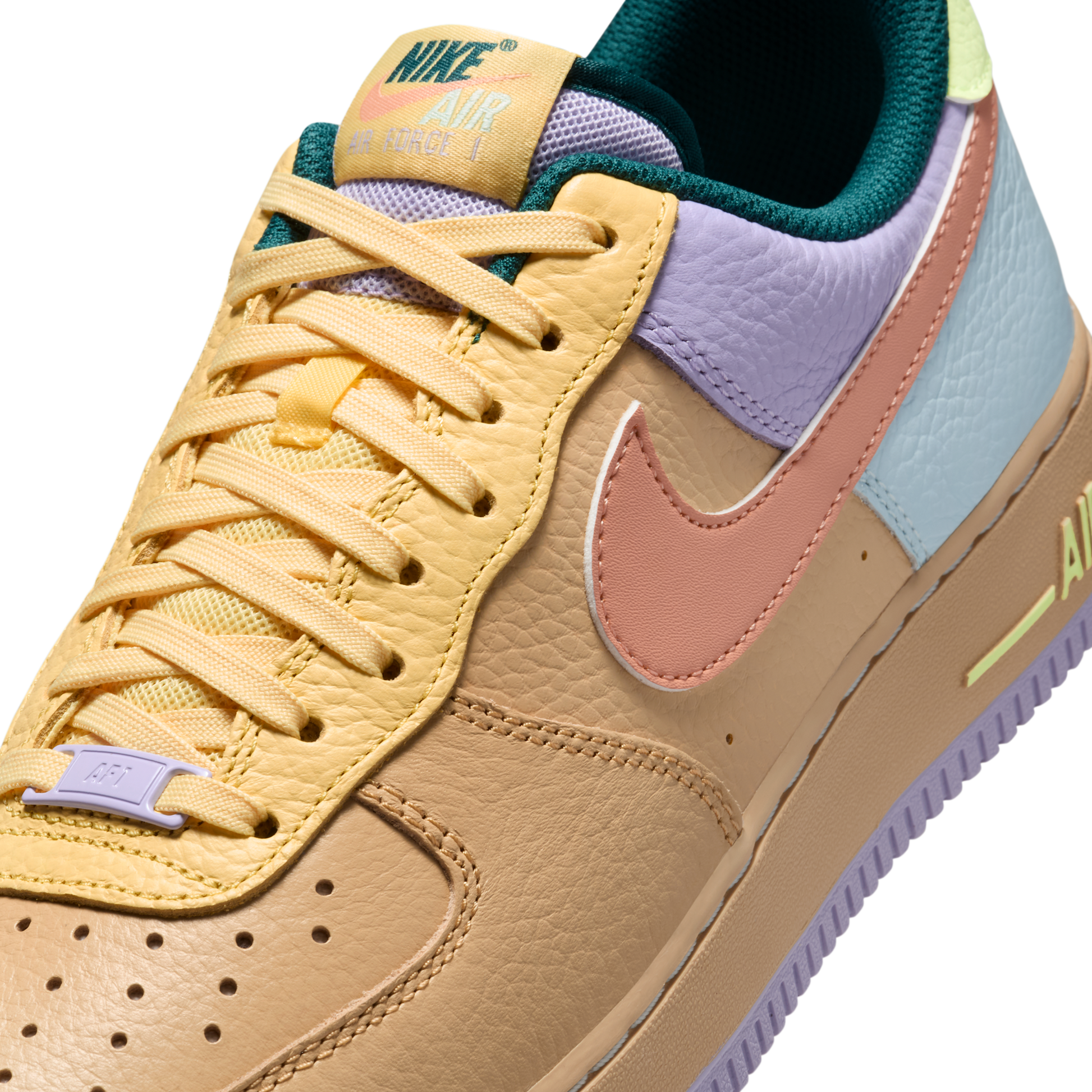 Nike Air Force 1 Low '07 Sesame Hydrangeas Soft Yellow Apricot Agate