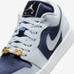 Jordan 1 Low SE Football Grey White Gym Red Midnight Navy (Women's)