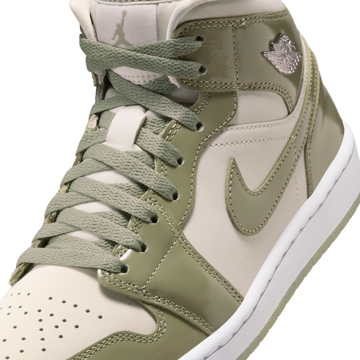 Jordan 1 Mid SE Sea Glass Oil Green (Women's)