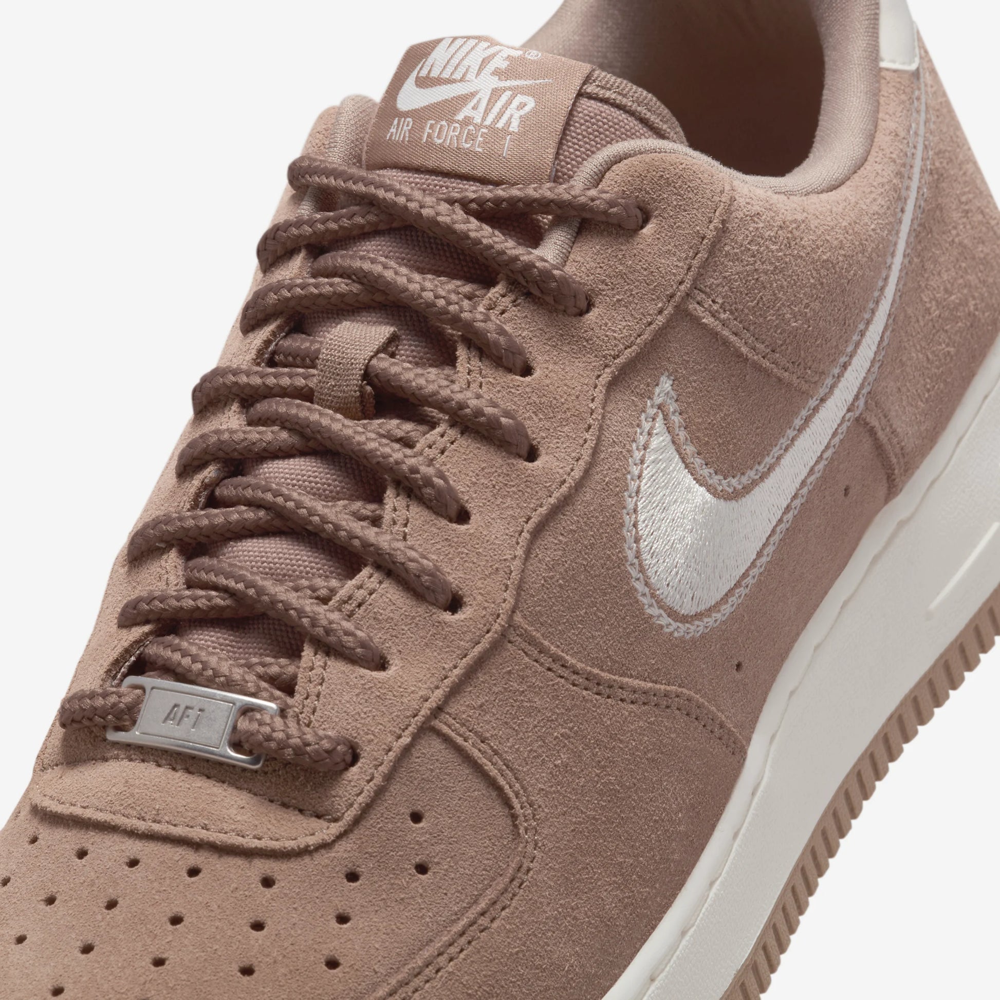 Nike Air Force 1 Low '07 LV8 Mink Brown Embroidered Swoosh