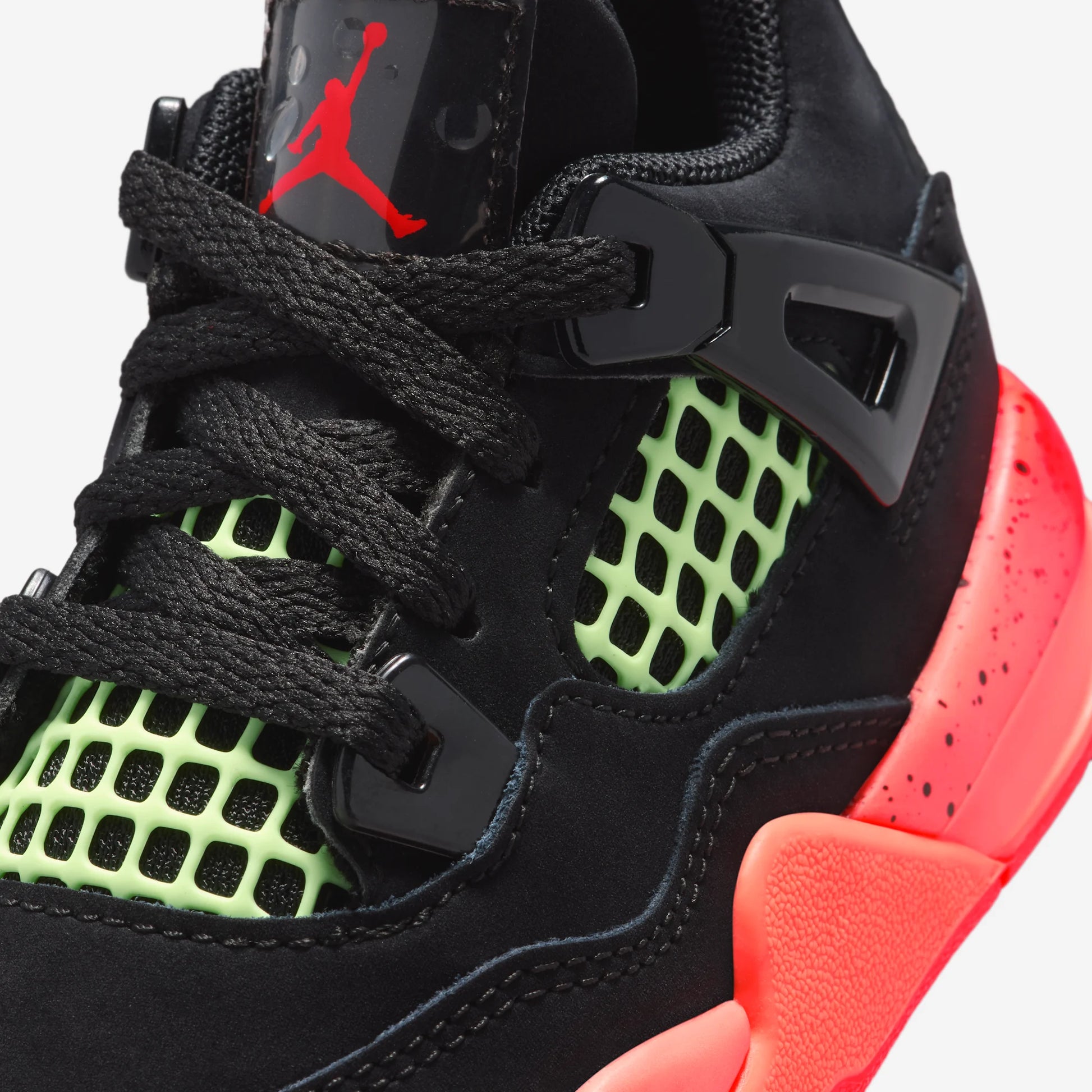 Jordan 4 Retro Black Infrared Barely Volt (TD)