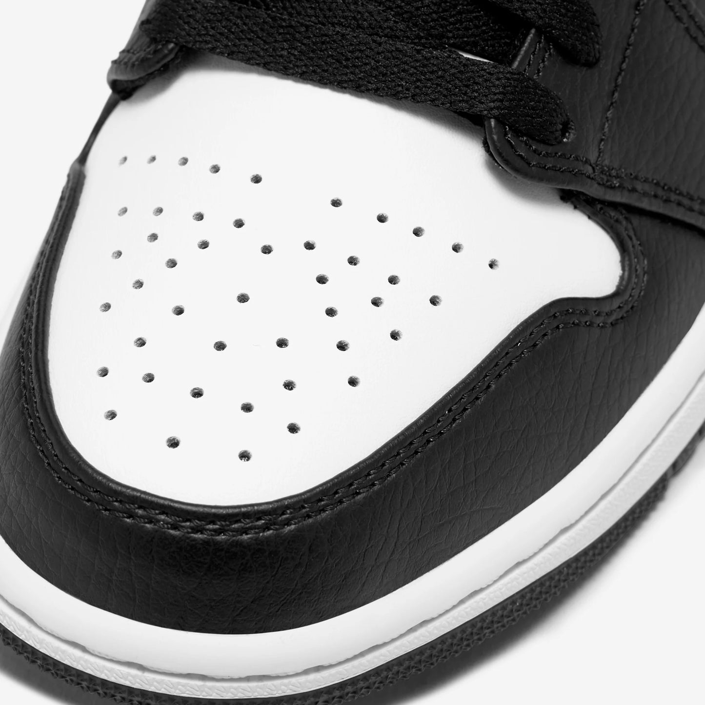 Jordan 1 Mid Black Chile Red White