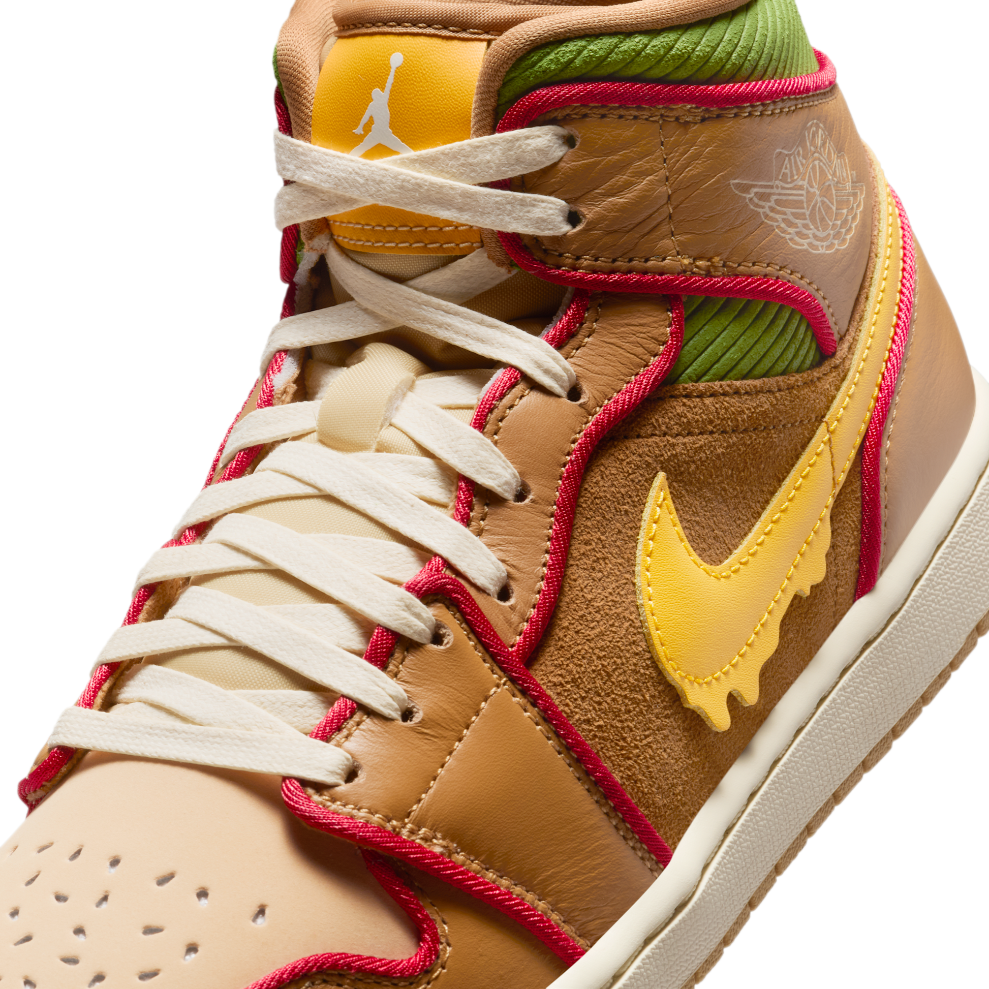 Jordan 1 Mid SE Cheeseburger