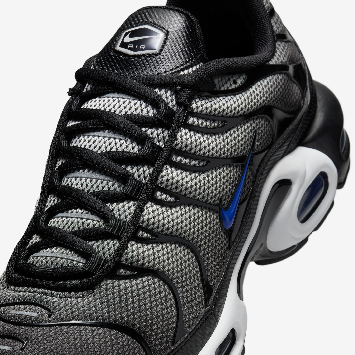 Nike Air Max Plus White Black Racer Blue