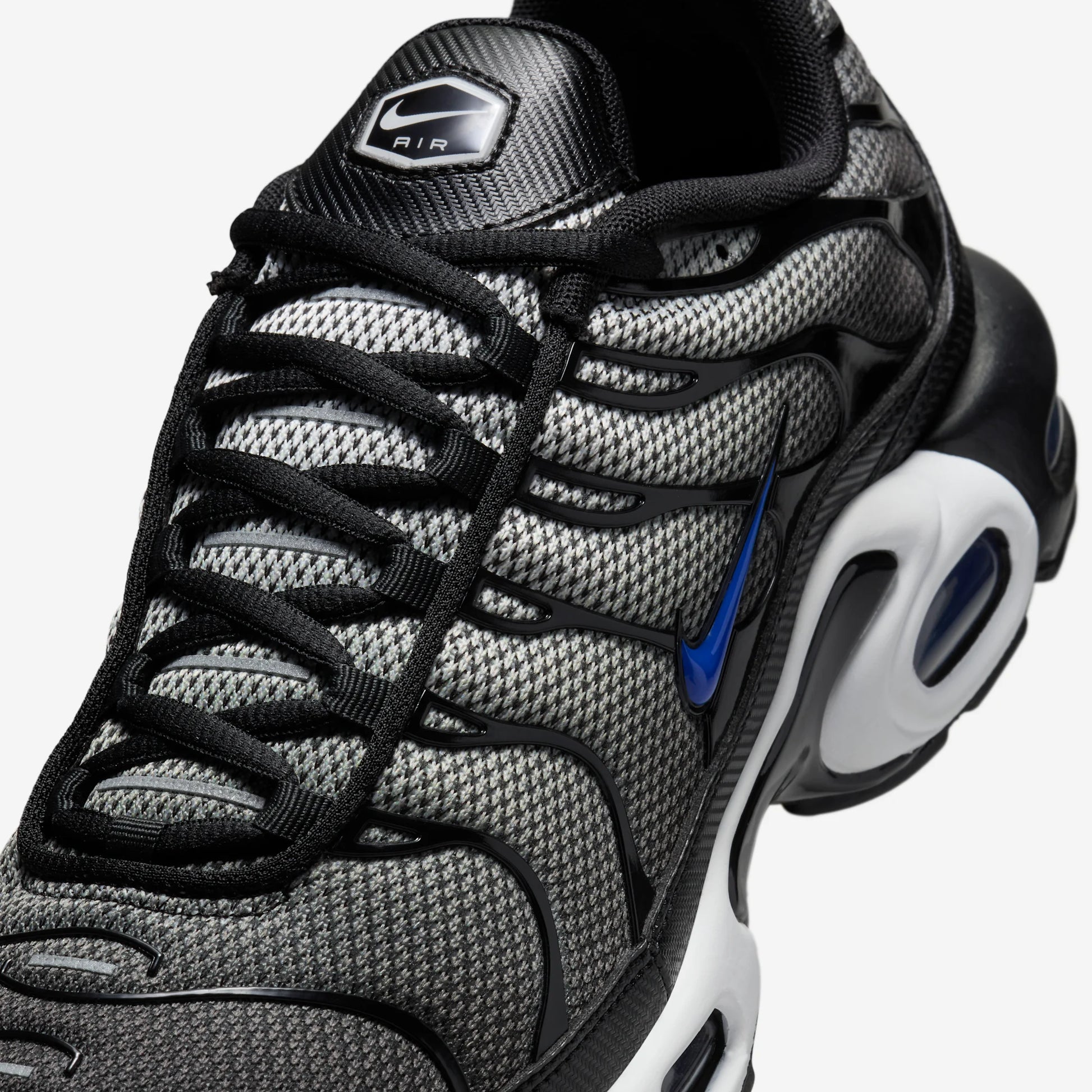 Nike Air Max Plus White Black Racer Blue
