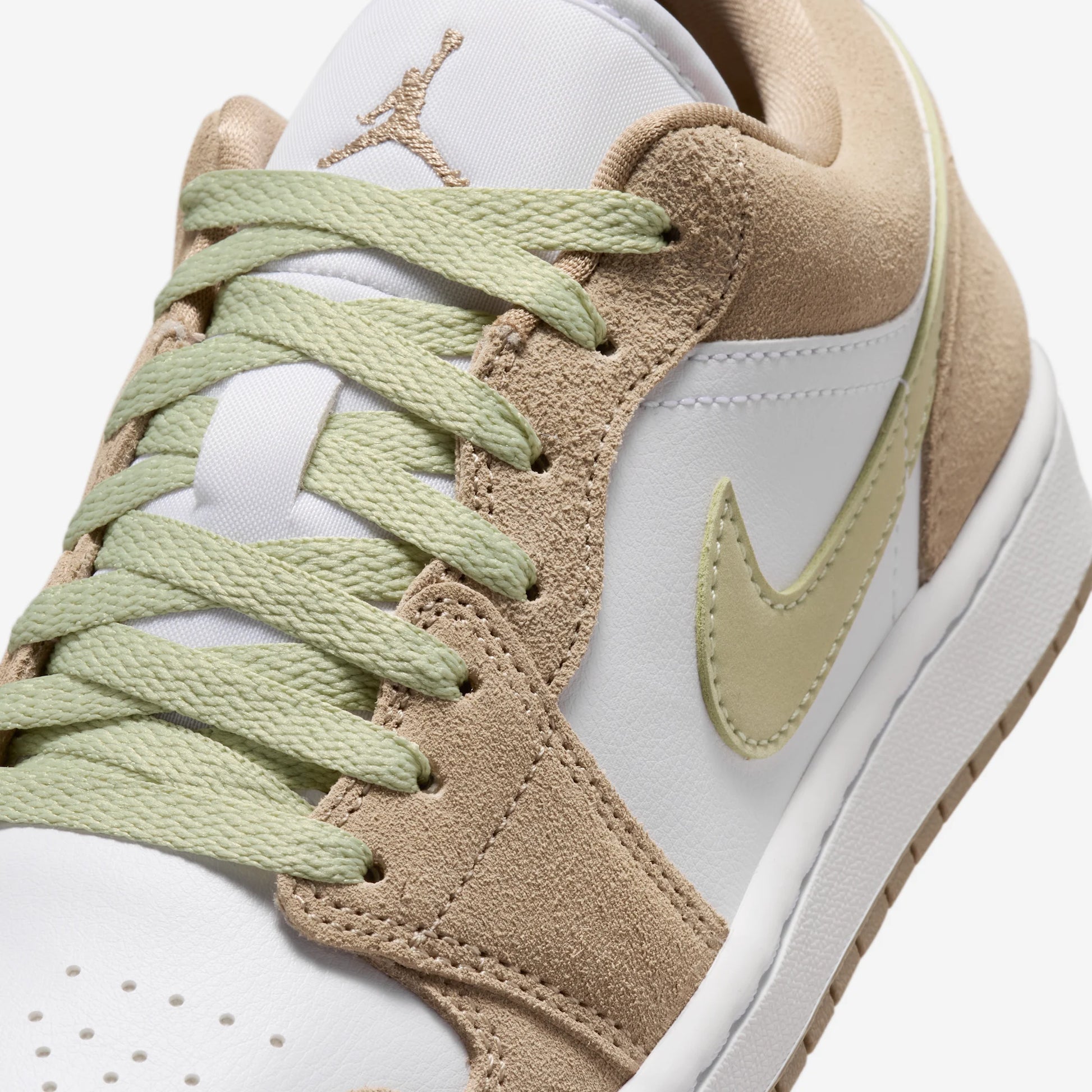 Jordan 1 Low Khaki Olive Aura (Women's)
