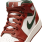 Jordan 1 Mid Redstone Midnight Green