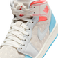 Jordan 1 Mid Sail Hot Lava Blue Chill (Women's)