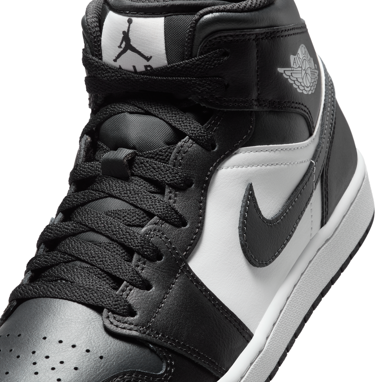Jordan 1 Mid Off Noir Toe