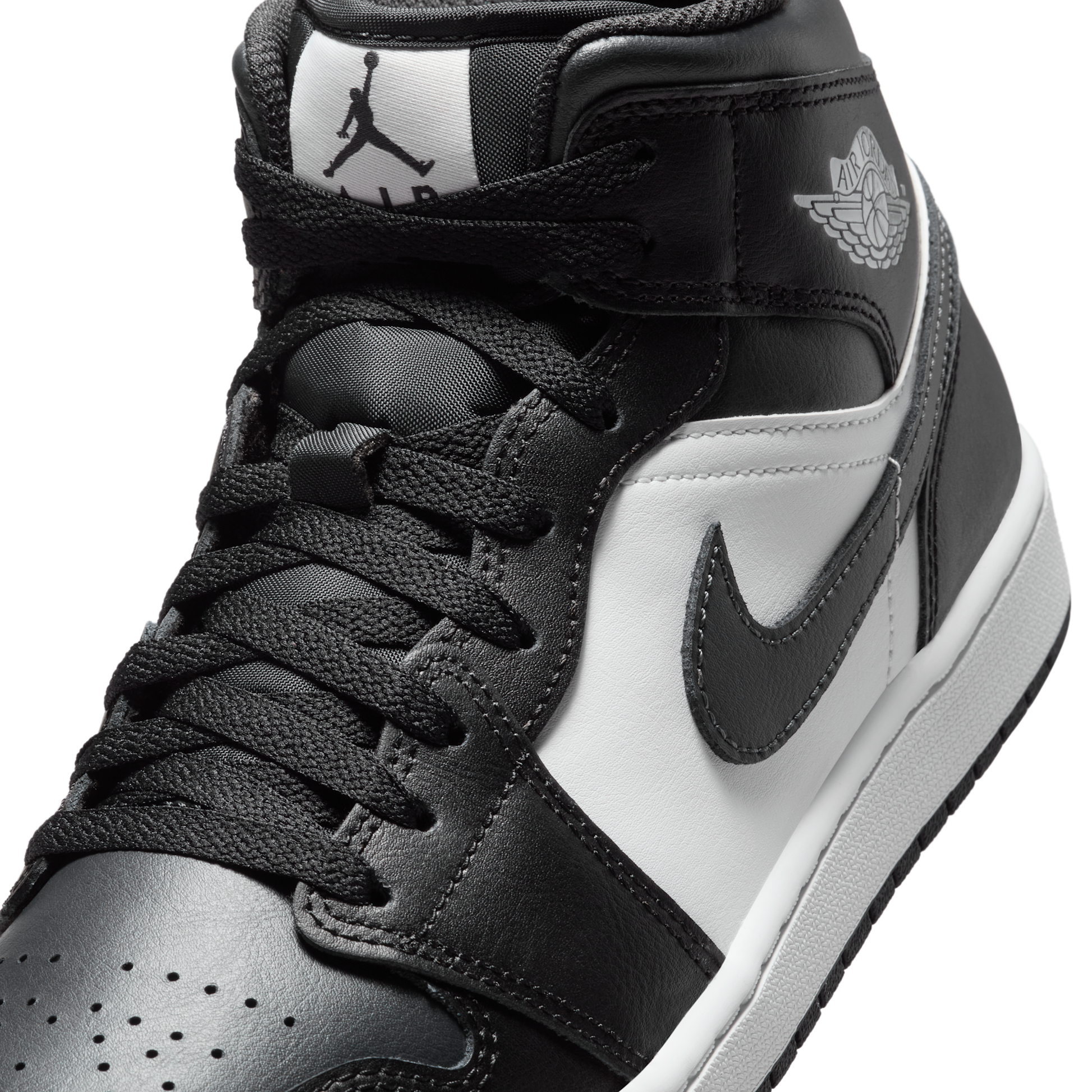 Jordan 1 Mid Off Noir Toe