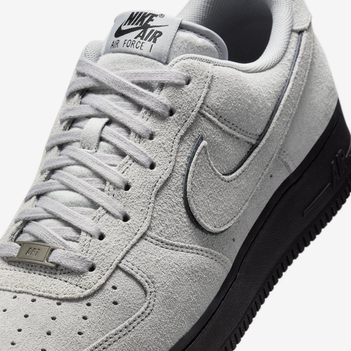 Nike Air Force 1 Low '07 LV8 Light Smoke Grey Suede Black