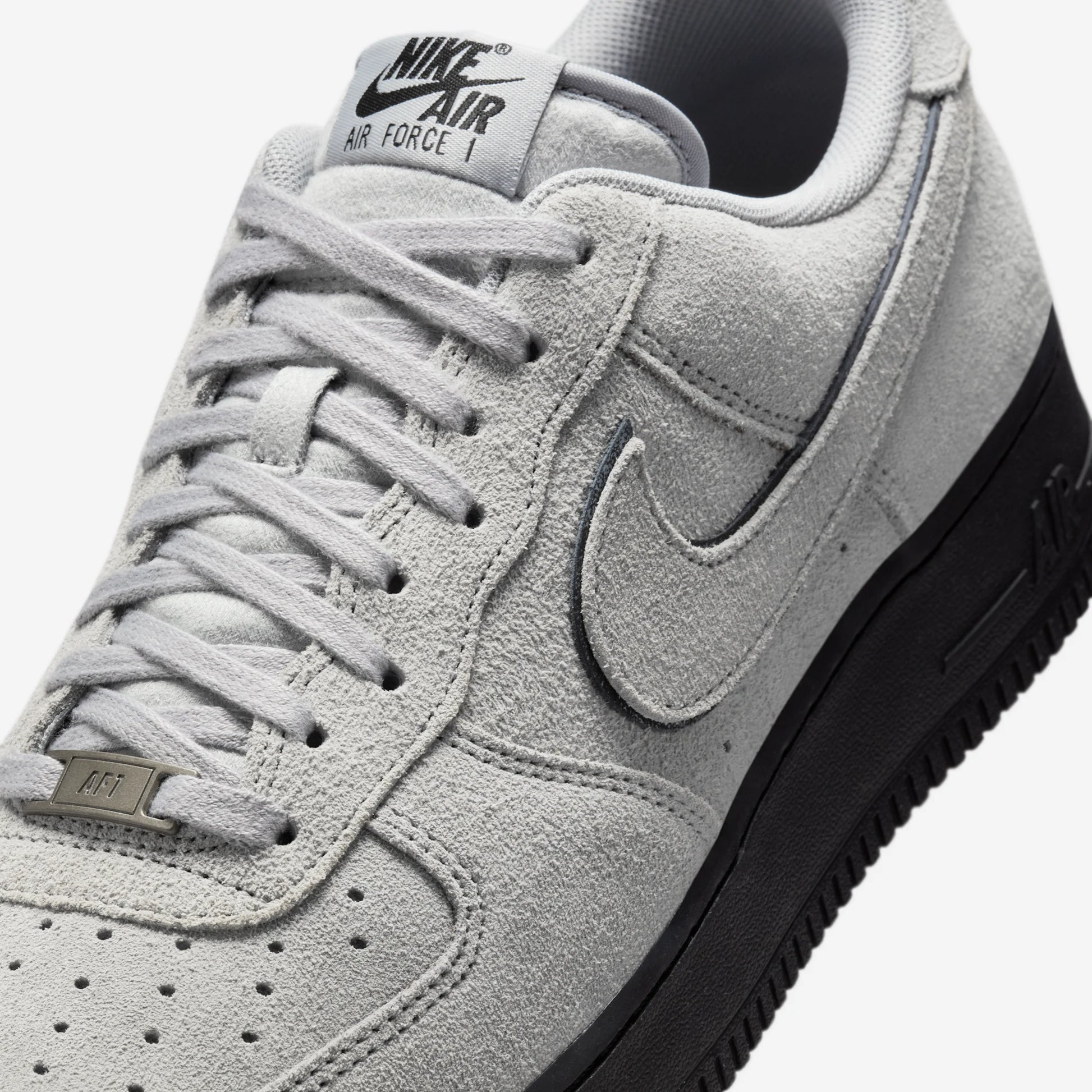 Nike Air Force 1 Low '07 LV8 Light Smoke Grey Suede Black