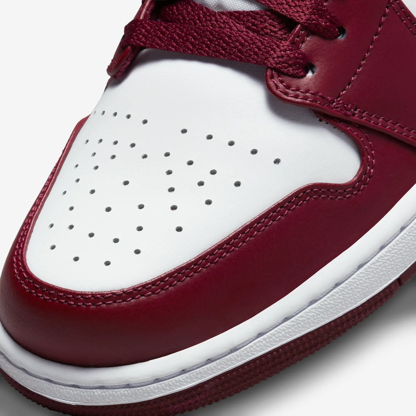 Jordan 1 Low White Bordeaux