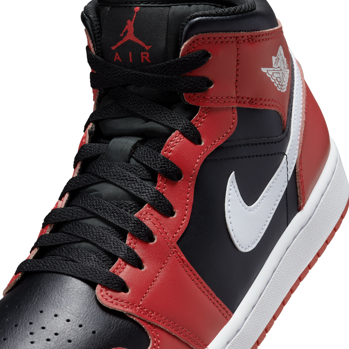 Jordan 1 Mid Gym Red Black White (2024)