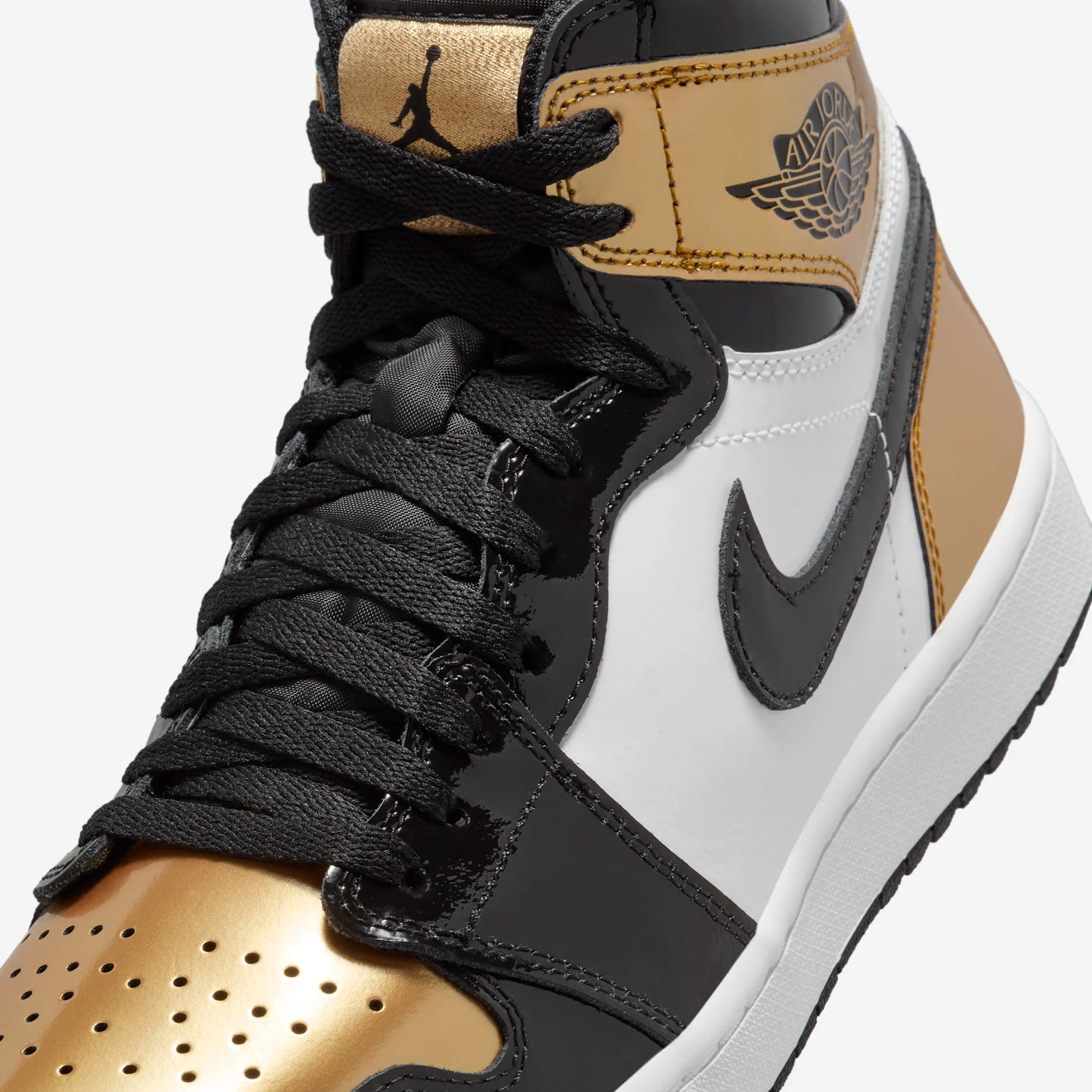 Jordan 1 Retro High Golf Patent Gold Toe