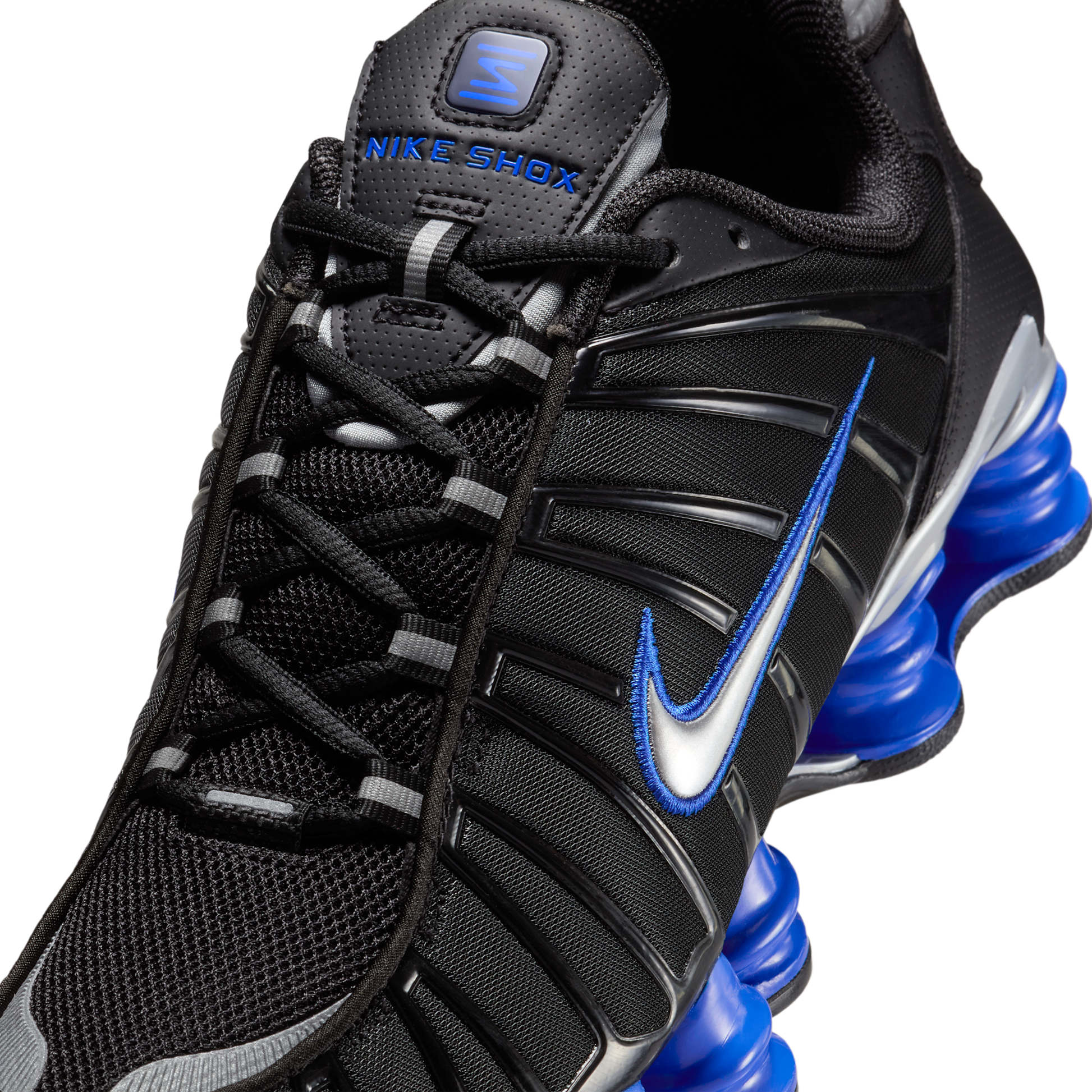 Nike Shox TL Black Racer Blue Metallic Silver