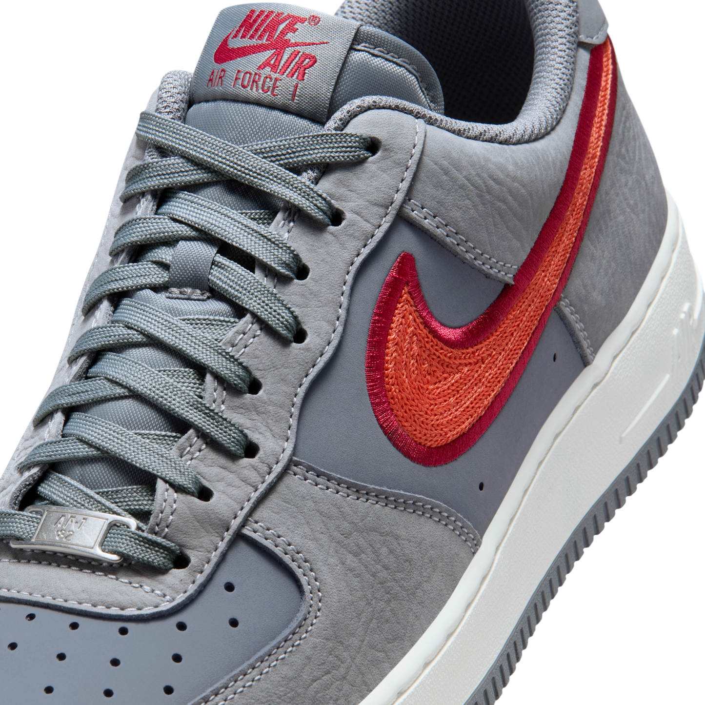 Nike Air Force 1 Low '07 LV8 Cool Grey Crimson Rust