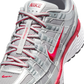 Nike P-6000 Metallic Silver Gym Red
