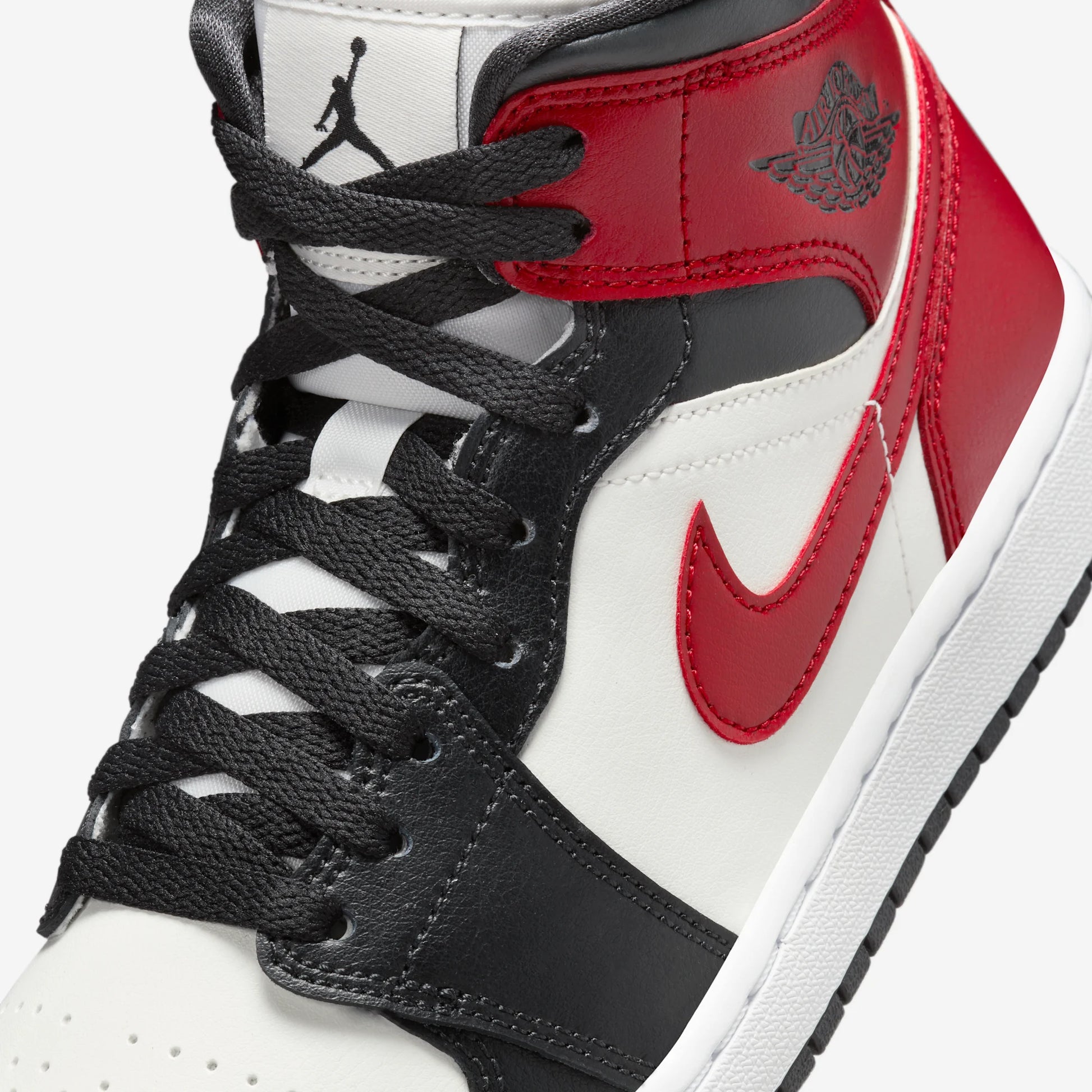 Jordan 1 Mid Gym Red Off Noir (Women's)