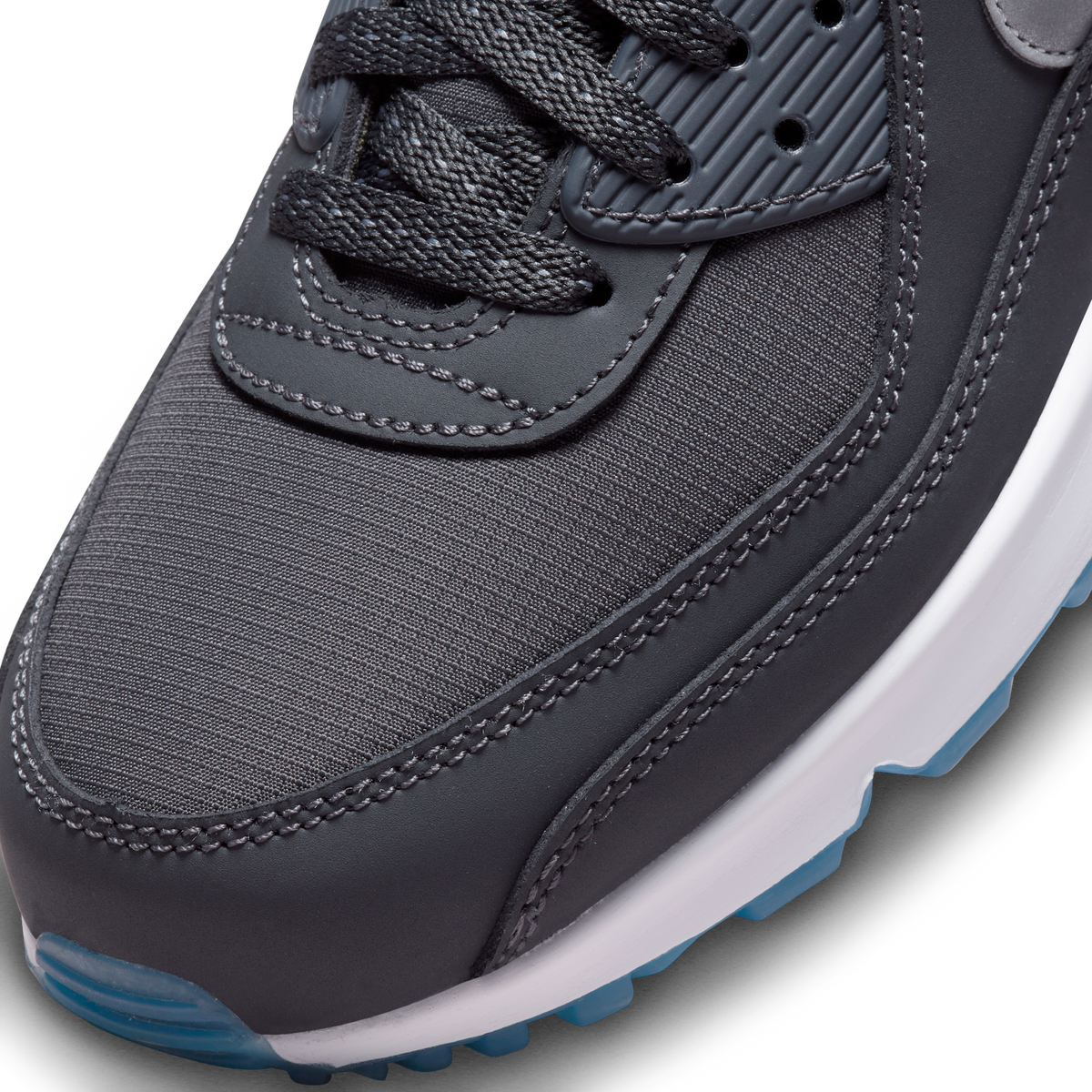 Nike Air Max 90 Reflective Swoosh Anthracite Industrial Blue