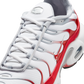 Nike Air Max Plus White University Red Wolf Grey