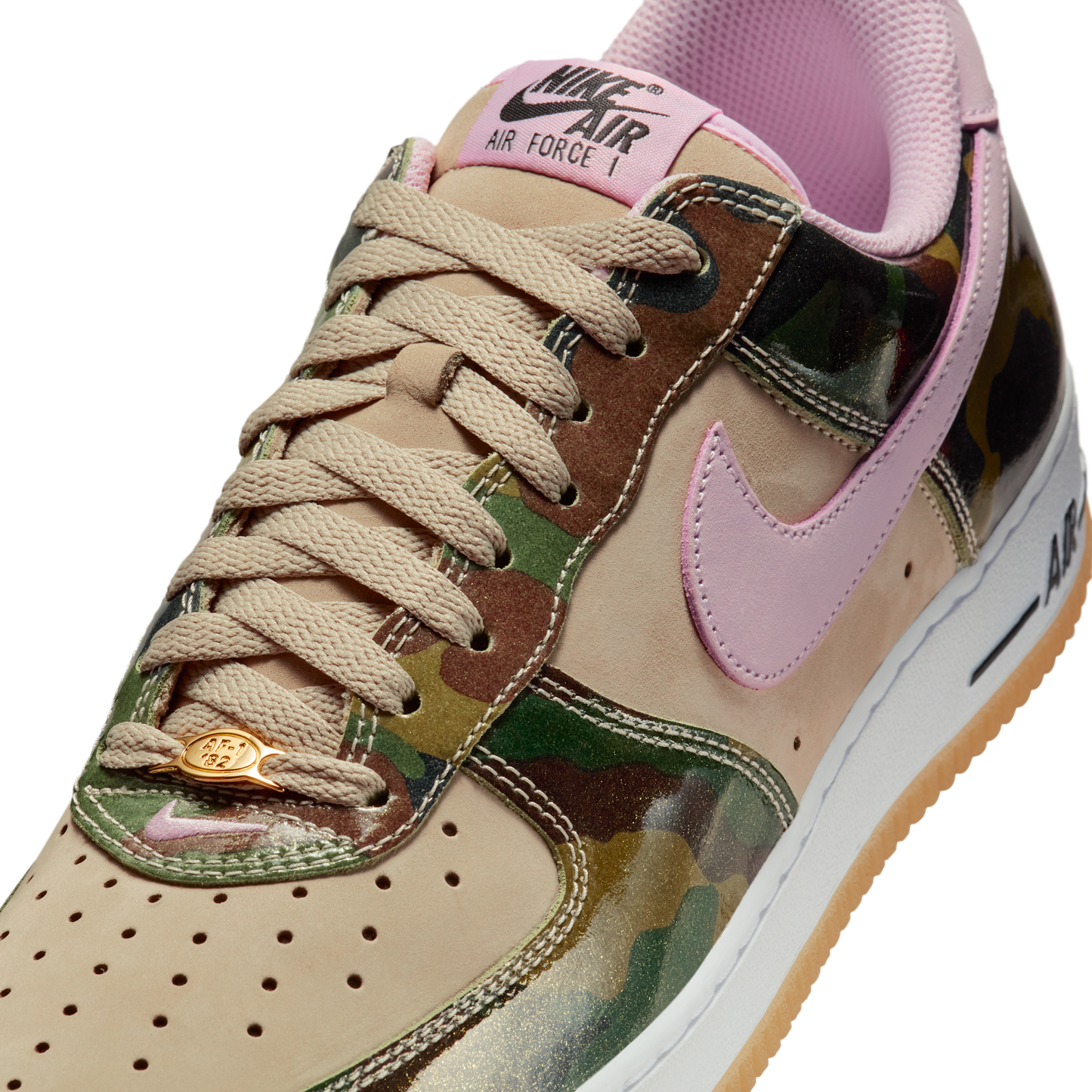 Nike Air Force 1 Low '07 LV8 Patent Camo Pink