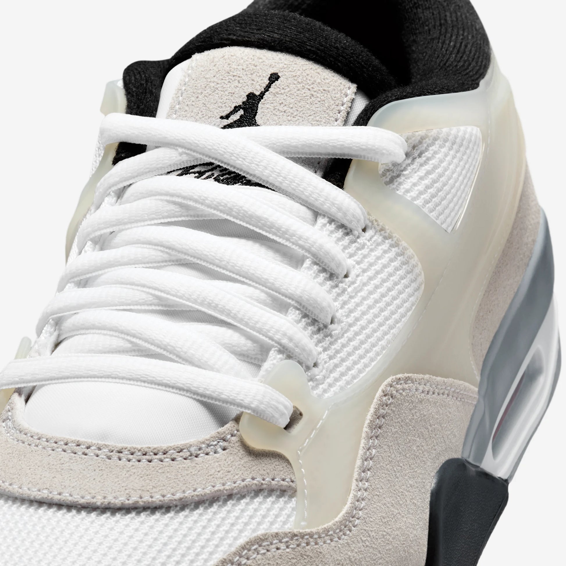 Jordan 4 RM White Light Smoke Grey Black