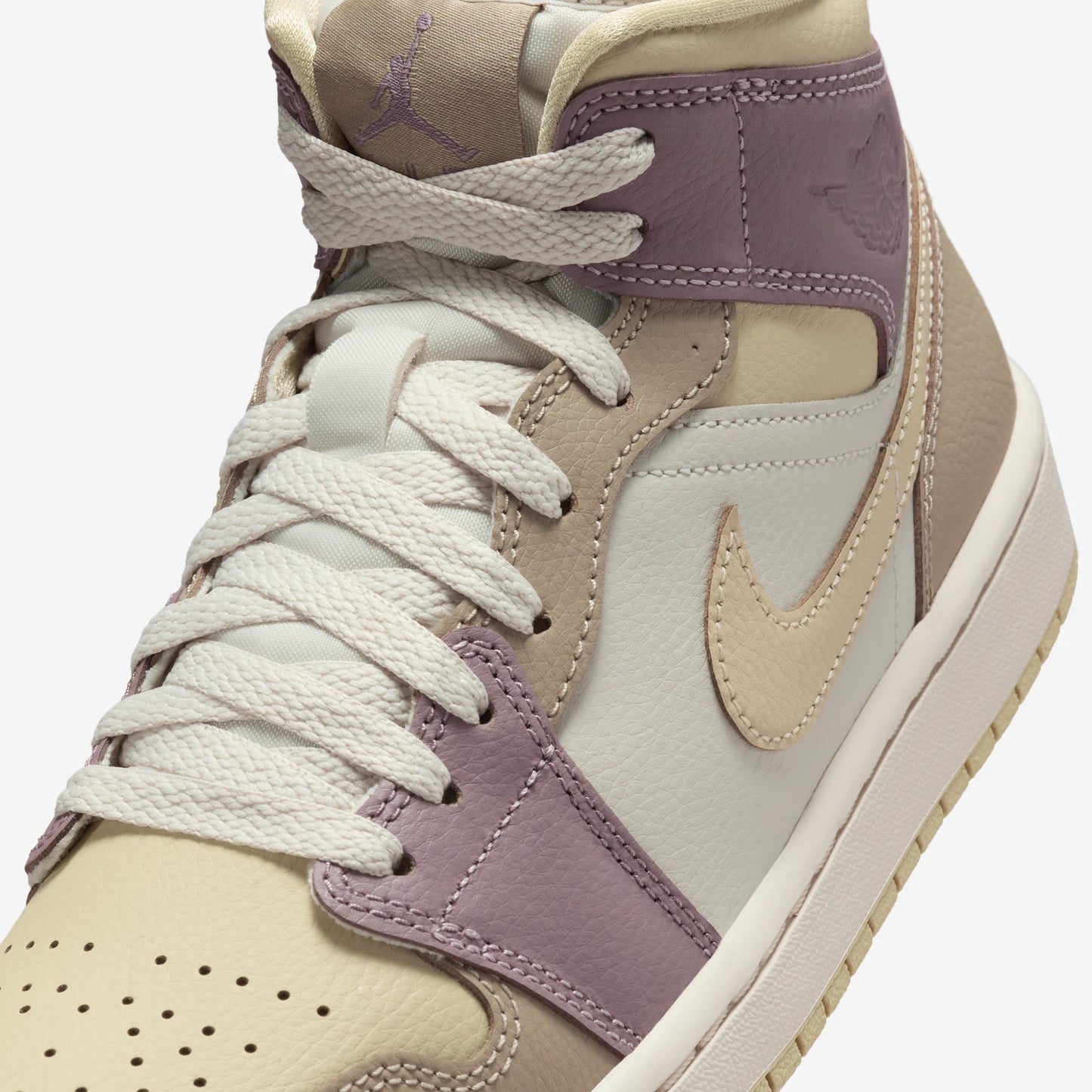 Jordan 1 Mid Light Orewood Brown Taupe Grey (Women's)
