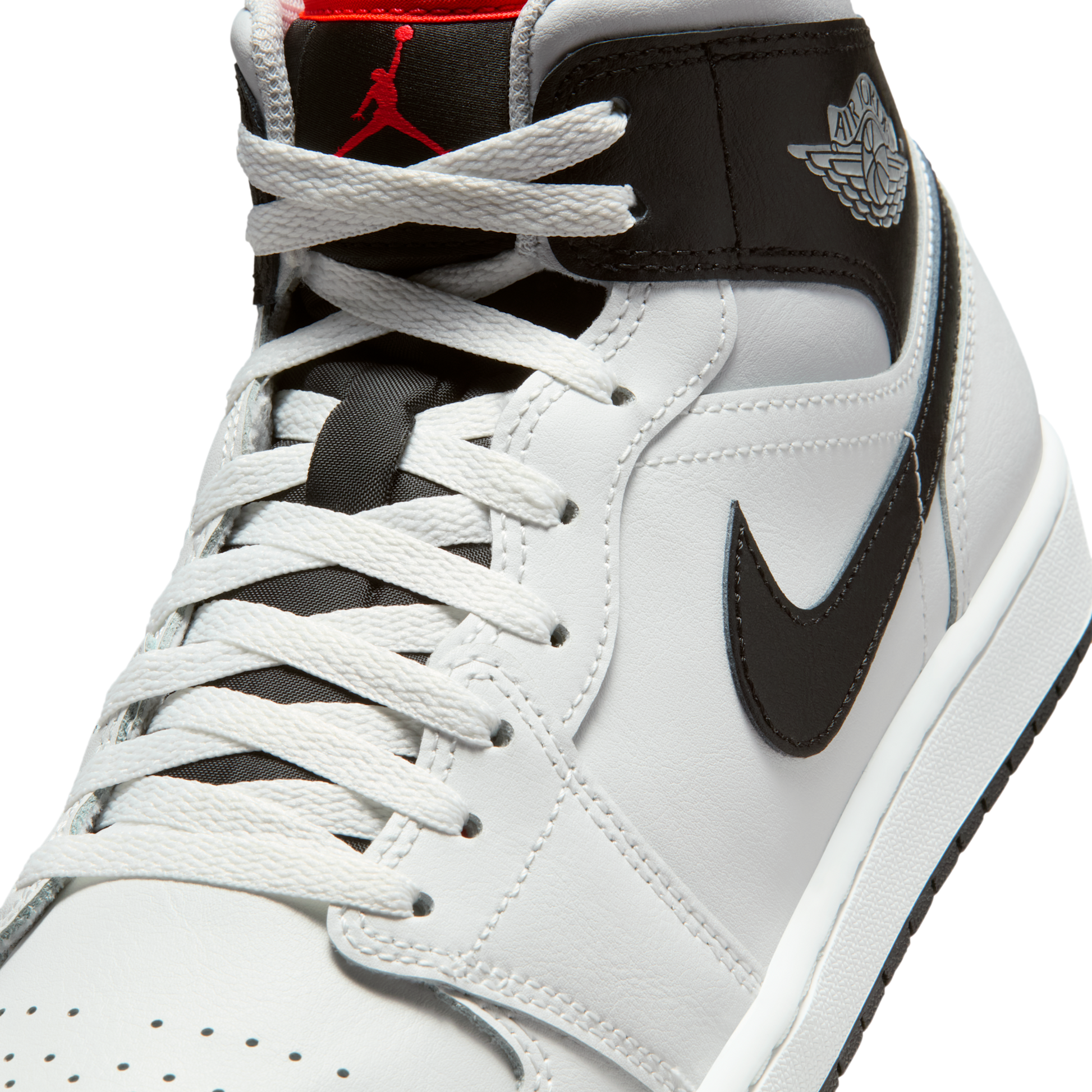 Jordan 1 Mid White Neutral Grey Infrared