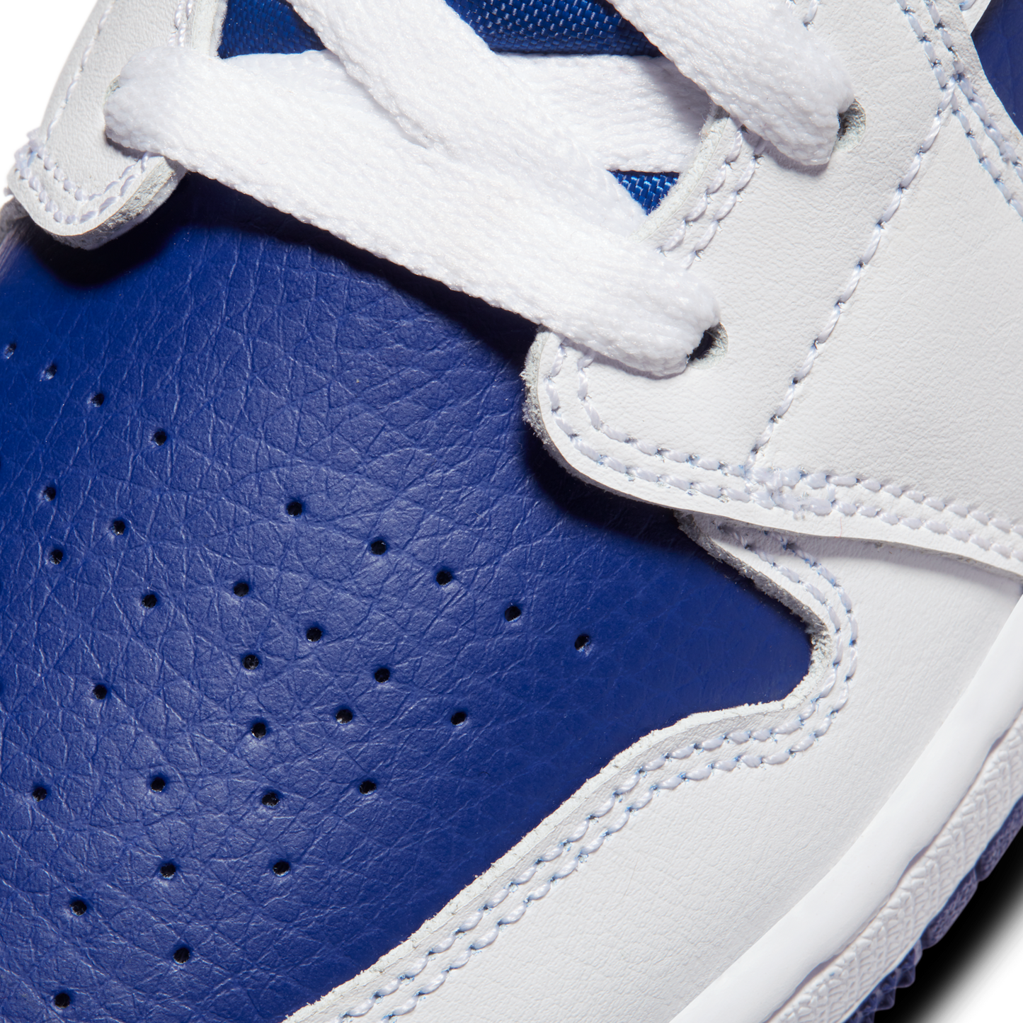 Jordan 1 Mid White Laser Orange Deep Royal Blue (GS)