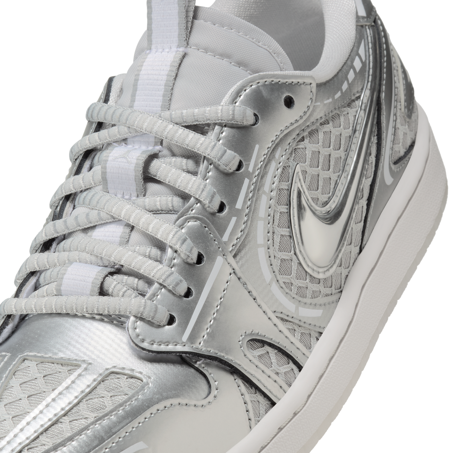 Jordan 1 Low Method of Make V3 Metallic Silver (Women's)