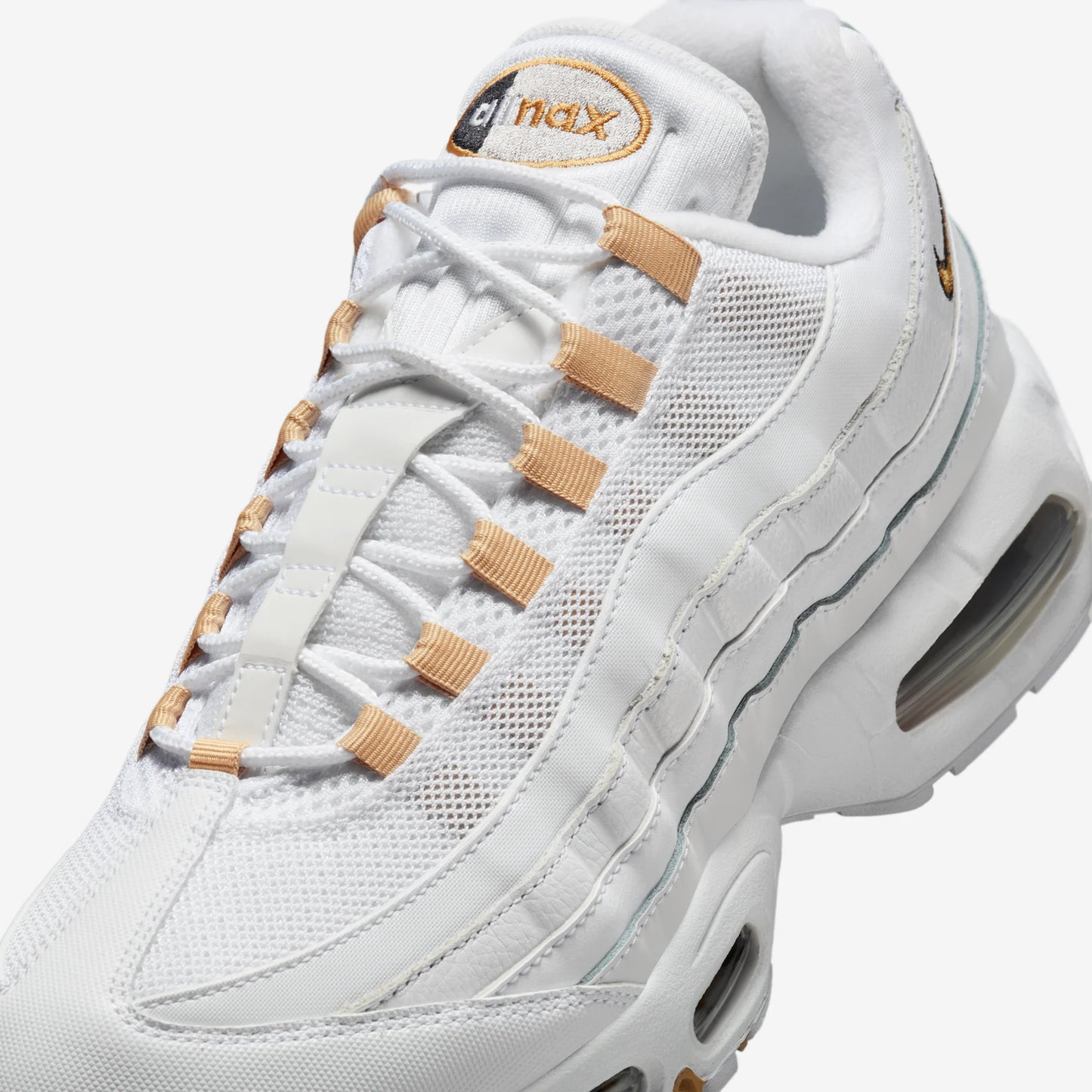 Nike Air Max 95 OG Big Bubble White Team Gold