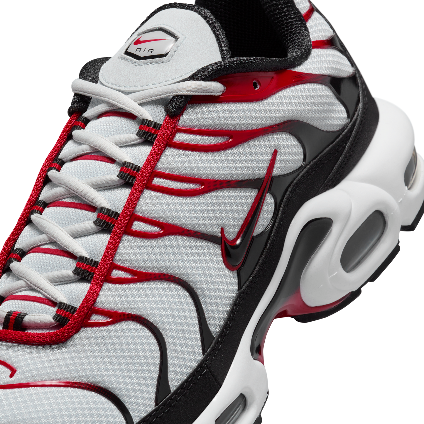Nike Air Max Plus Pure Platinum Black University Red