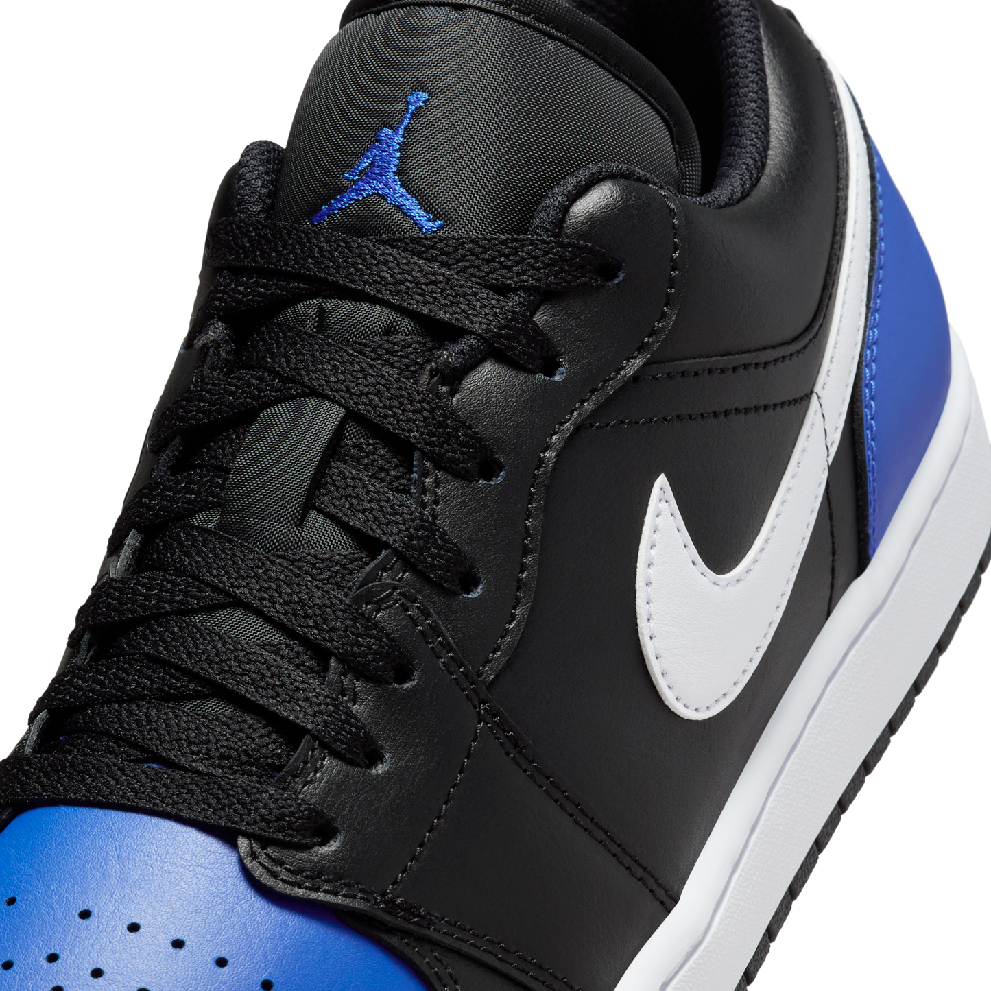 Jordan 1 Low Black Royal Toe