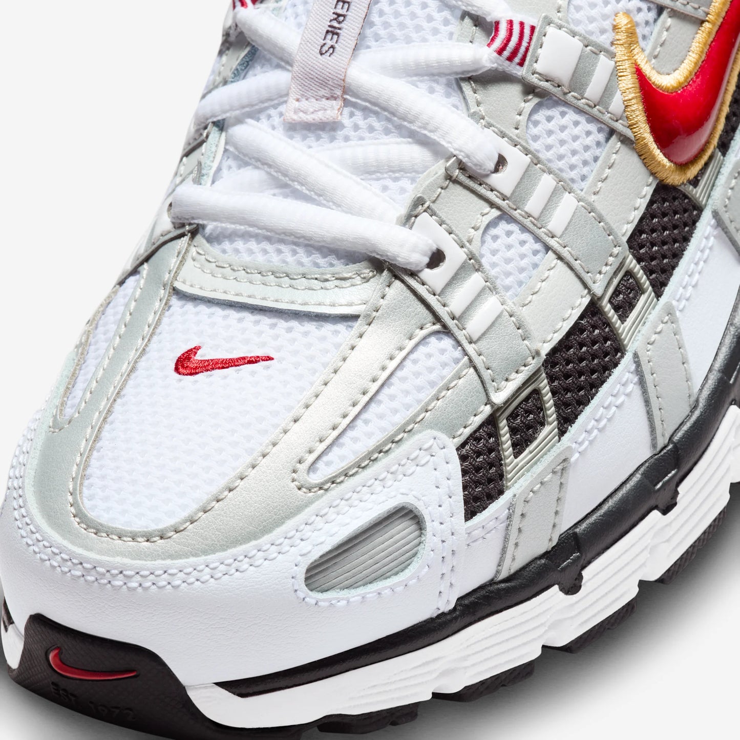 Nike P-6000 Platinum Varsity Red