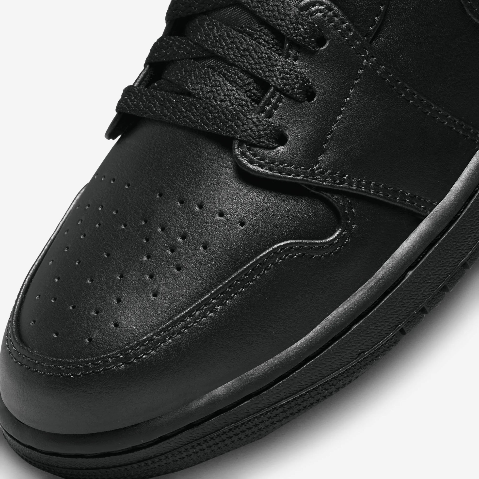 Jordan 1 Mid Triple Black