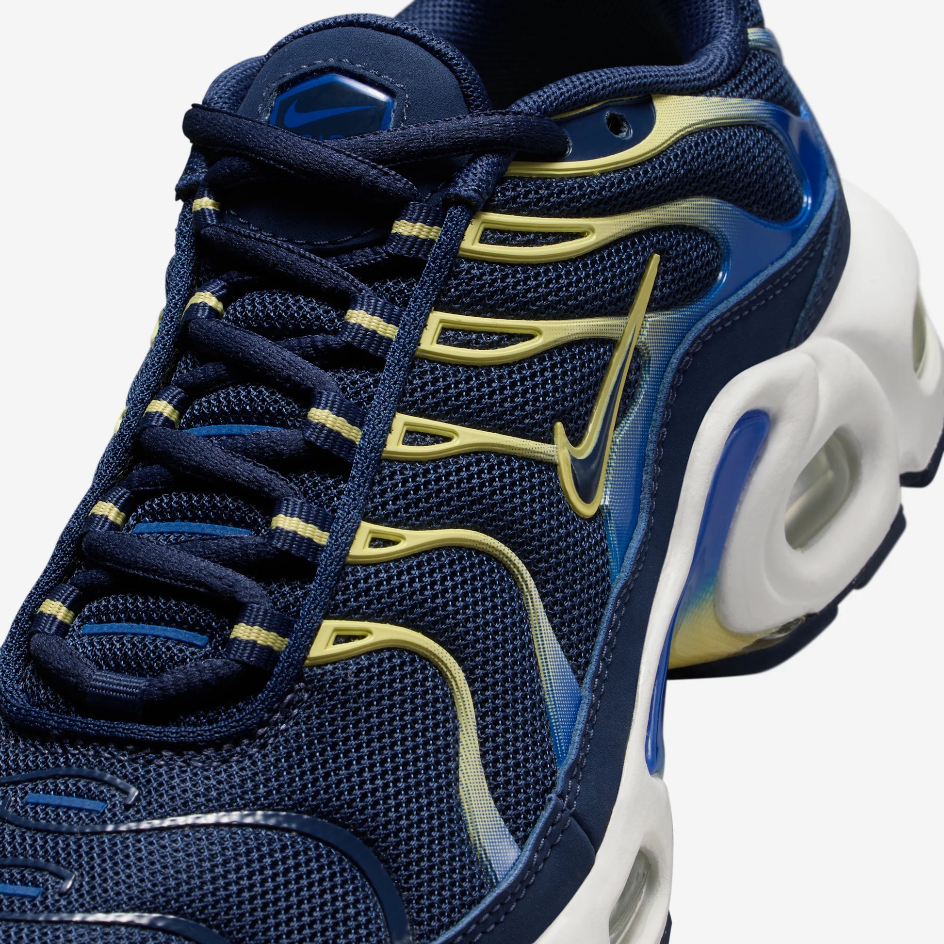 Nike Air Max Plus Midnight Navy Soft Yellow (GS)