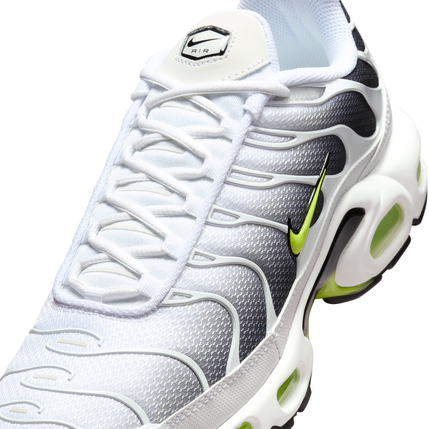Nike Air Max Plus White Black Volt
