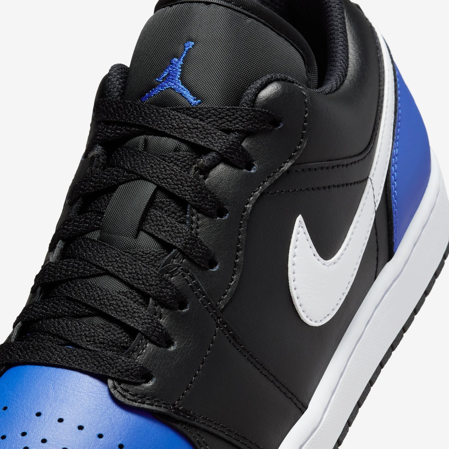 Jordan 1 Low Black Royal Toe