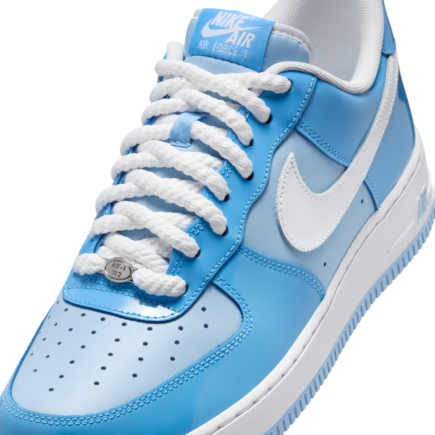 Nike Air Force 1 Low '07 LV8 Phychic Blue White Patent
