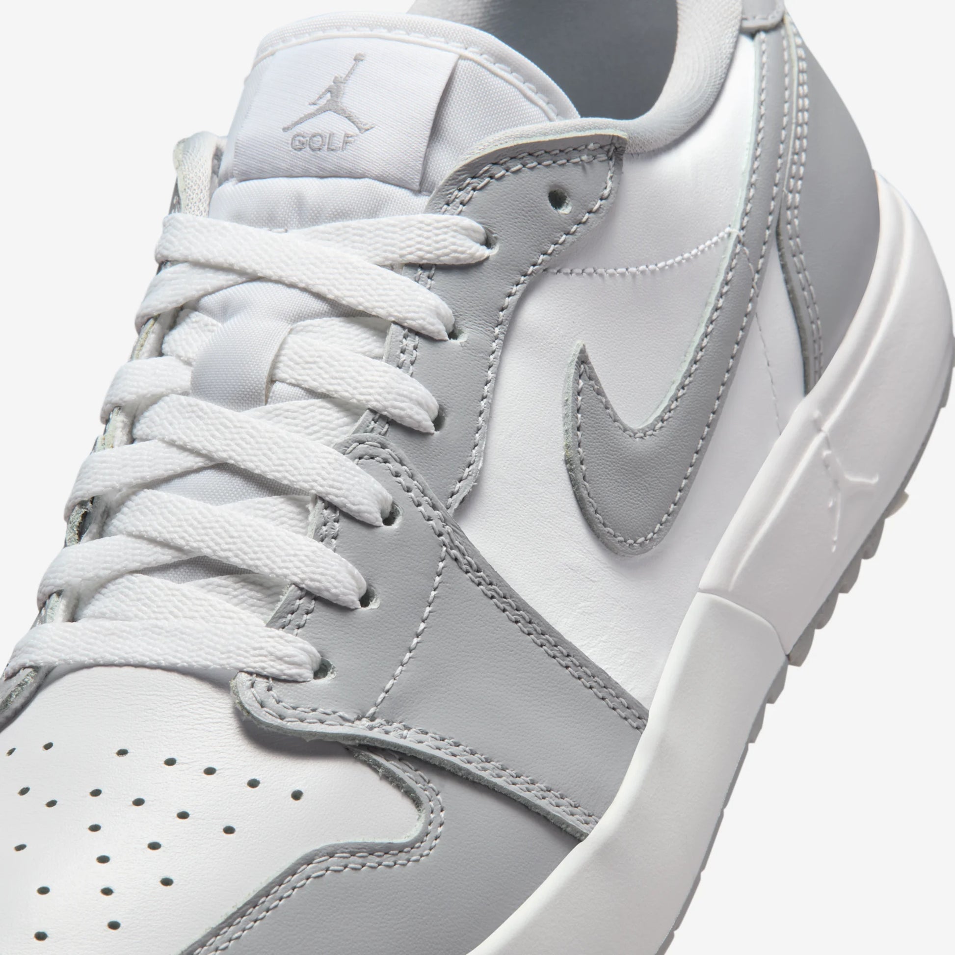 Jordan 1 Low Golf Spiked Wolf Grey White