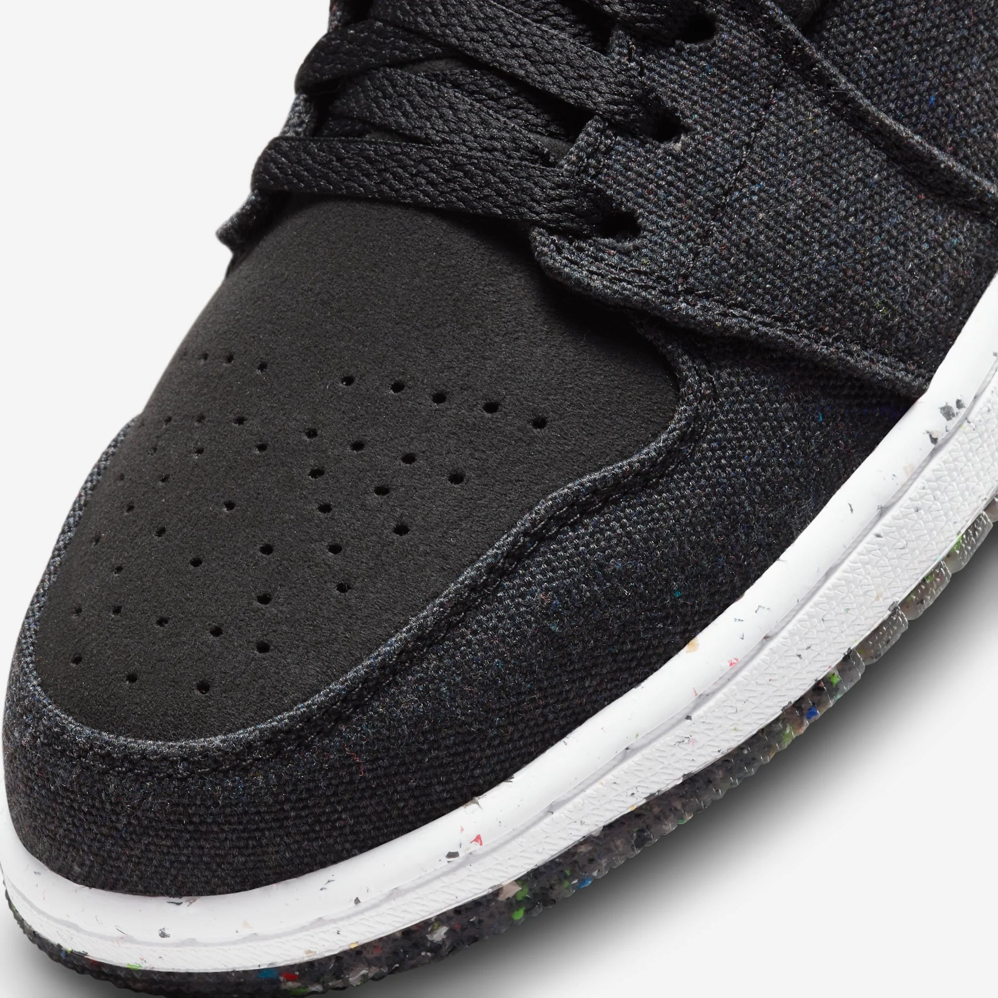 Jordan 1 Mid Crater Black