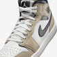 Jordan 1 Mid Summit White Off Noir Rattan