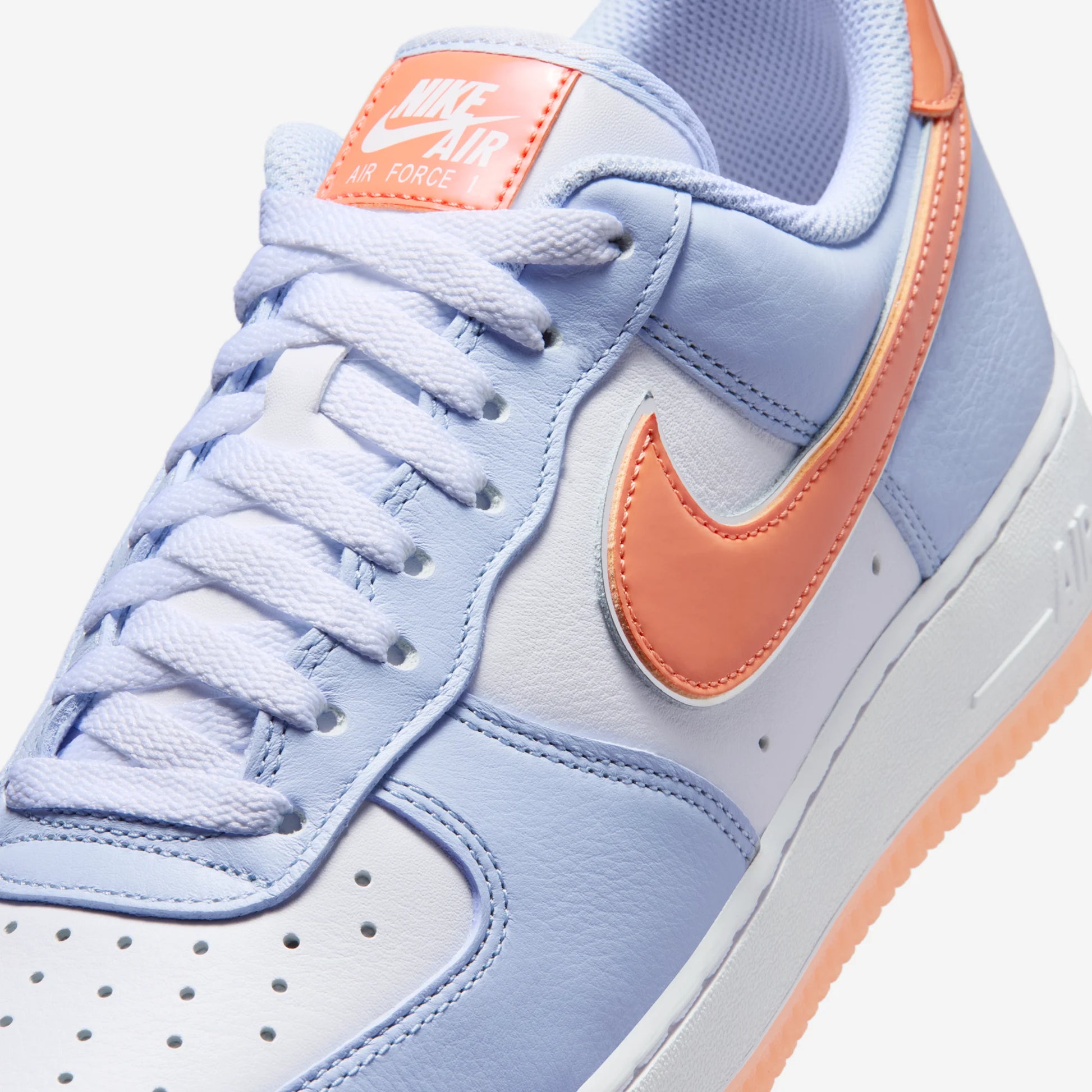 Nike Air Force 1 Low '07 Hydrogen Blue Orange Frost