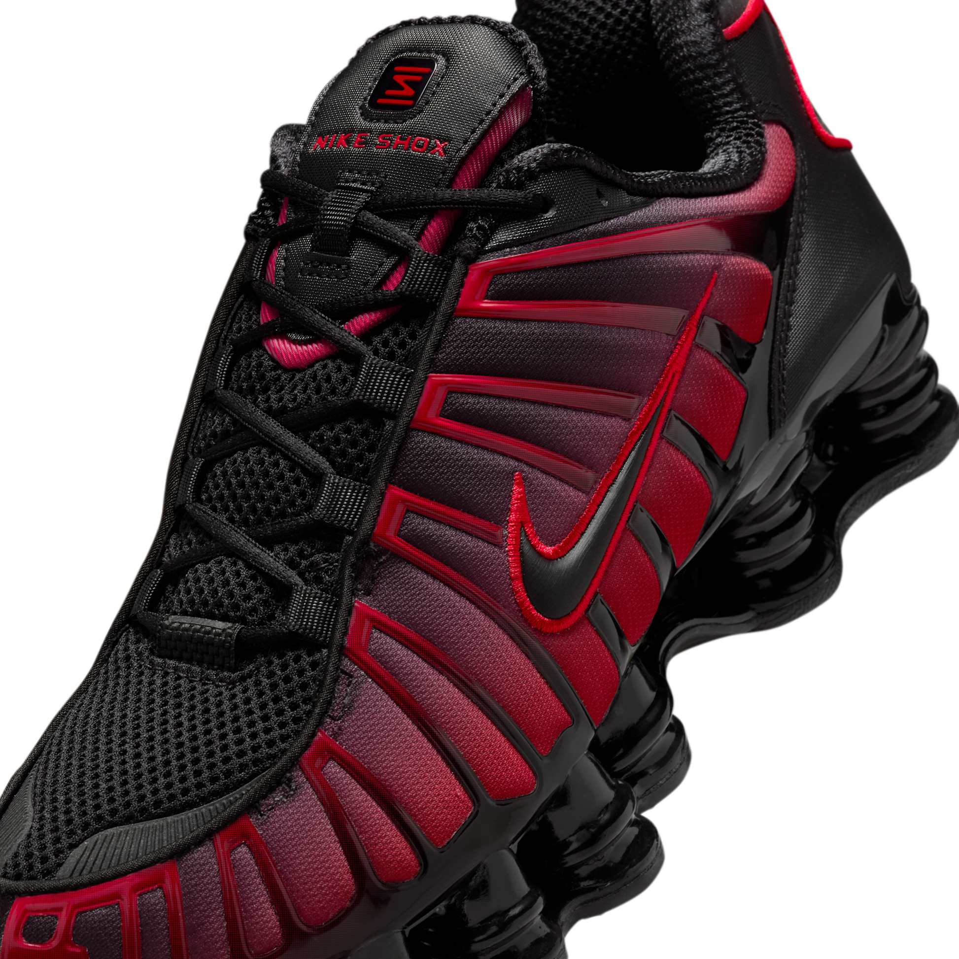 Nike Shox TL Black University Red Gradient