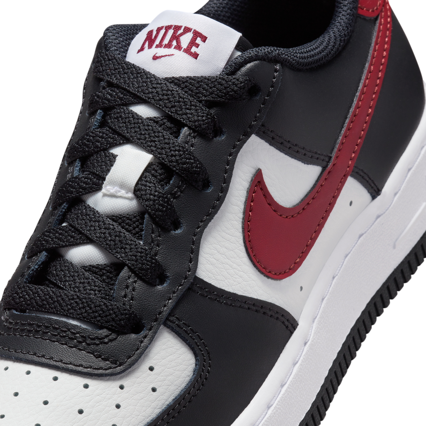 Nike Air Force 1 Low White Dark Team Red (GS)