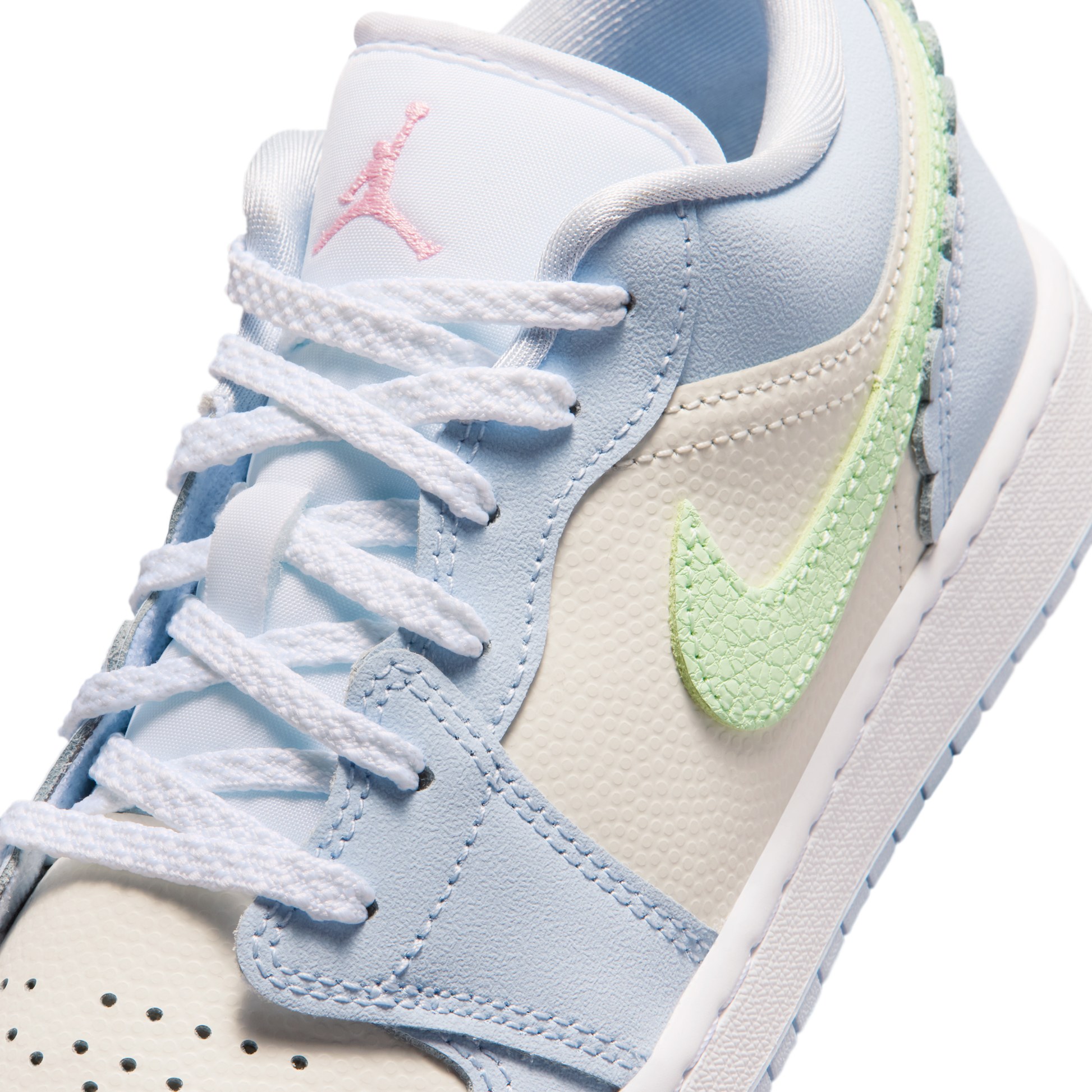 Jordan 1 Low SE Half Blue Sail Vapor Green (GS)