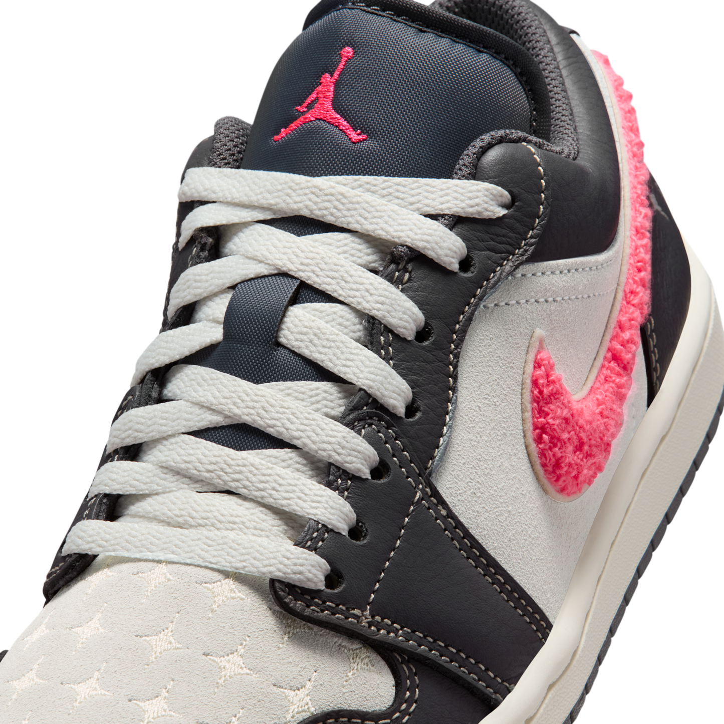 Jordan 1 Low Light Graphite Hot Punch (Women's)