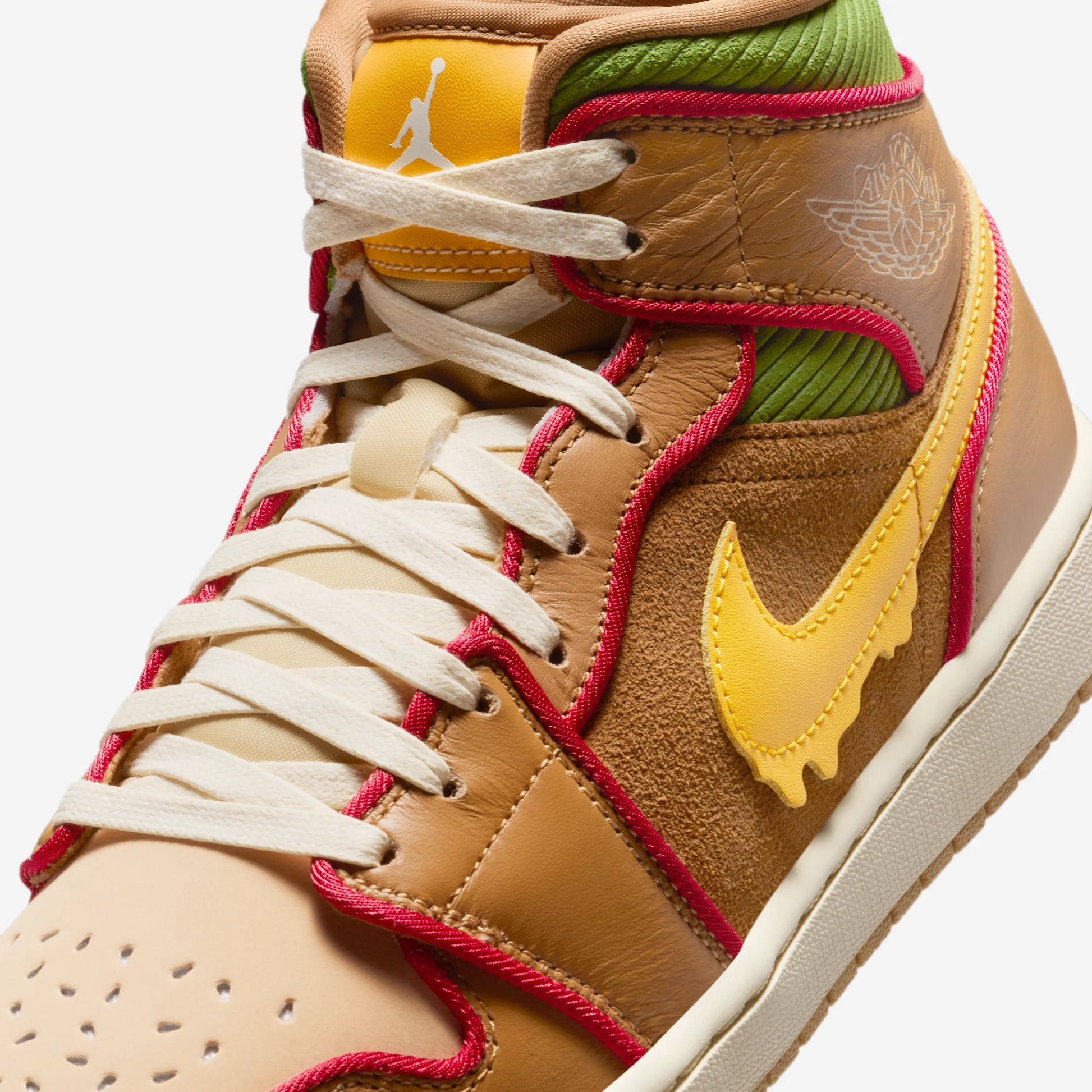 Jordan 1 Mid SE Cheeseburger