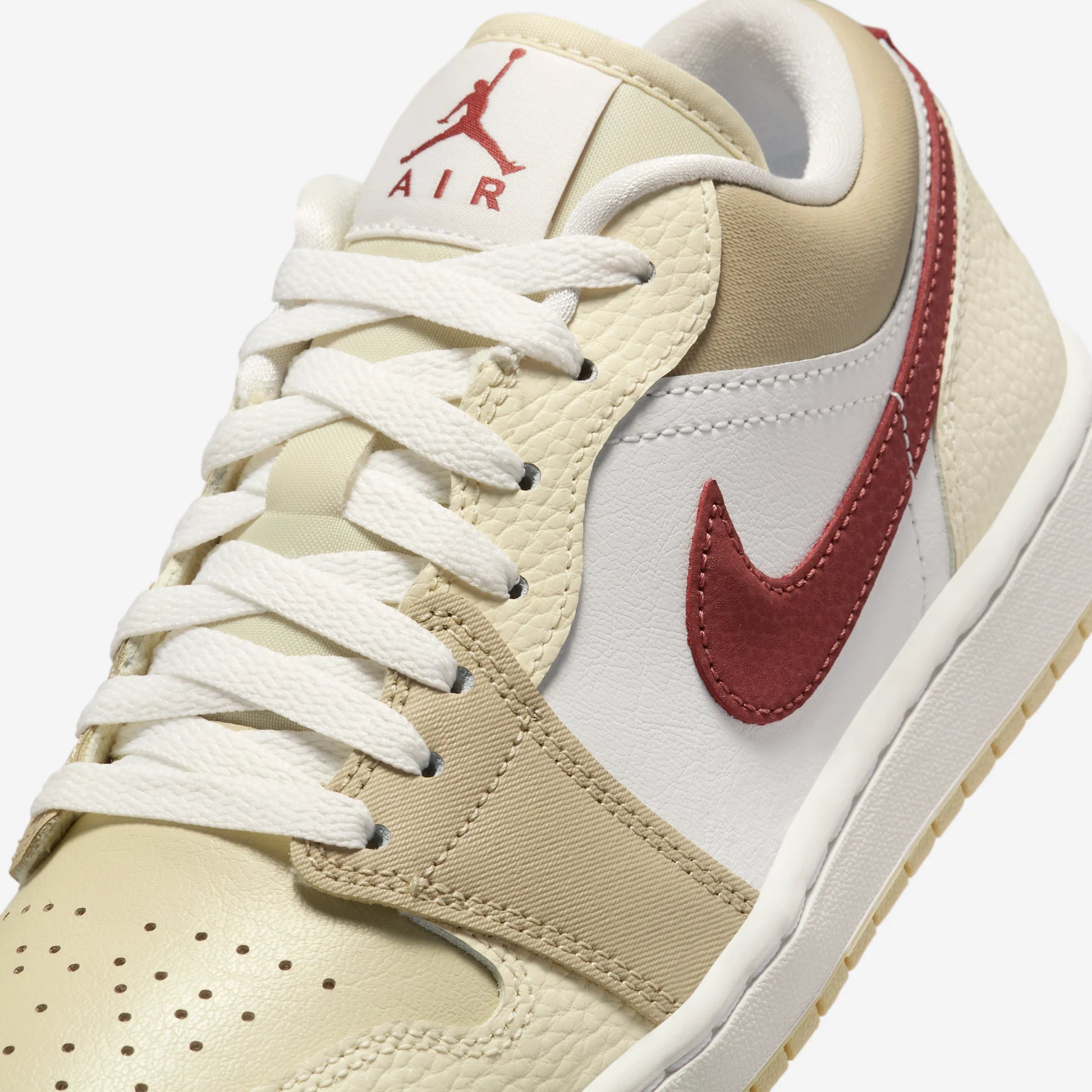 Jordan 1 Low SE Desert Khaki Red Sepia (Women's)